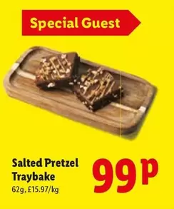 Salted Pretzel Traybake
