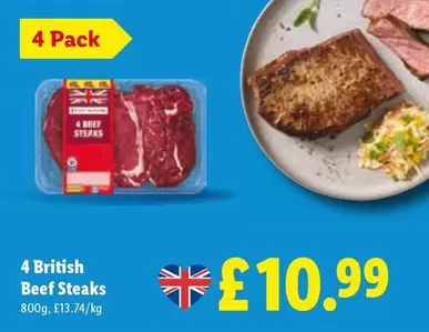 British Beef Steaks