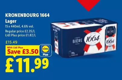 Kronenbourg - 1664 Lager