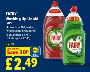 Fairy - Washing Up Liquid