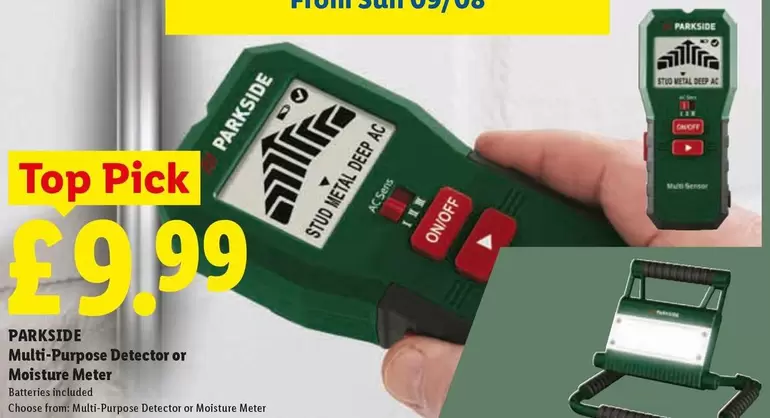 Parkside - Multi-Purpose Detector or Moisture Meter