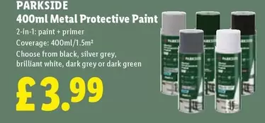 Parkside - 400ml Metal Protective Paint
