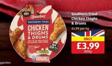 Southern Fried Chicken Thighs & Drums