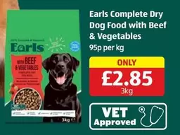 Complete Dry Dog Food with Beef & Vegetables