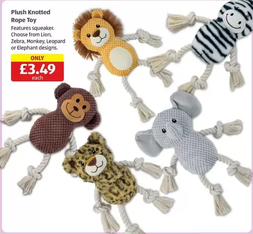 Lion - Plush Knotted Rope Toy