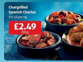 Chargrilled Spanish Chorizo