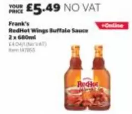 RedHot Wings Buffalo Sauce