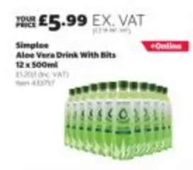 Aloe Vera Drink With Bits 12 x 500ml (Item 433757)