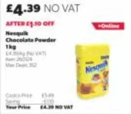 Nesquik - Chocolate Powder 1kg