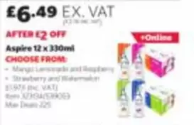 Aspire 12 x 330ml