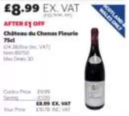 Château du Chenas Fleurie 75cl