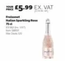 Freixenet - Italian Sparkling Rose 75 cl