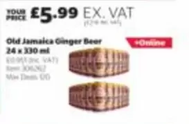 Ginger Beer 24 x 330 ml