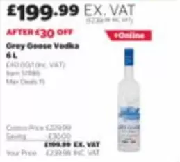 Grey Goose -  Vodka 6L