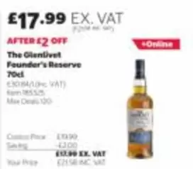 Founder's Reserve 70cl