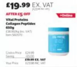 Vital - Collagen Peptides 650g
