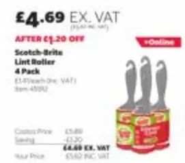 Lint Roller 4 Pack