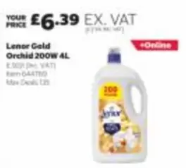 Lenor - Gold Orchid 200W 4L E.5021