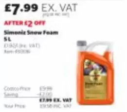 Simeonz Snow Foam 5L