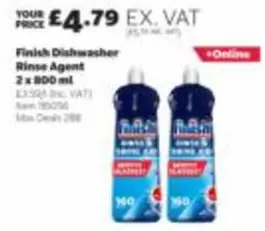 Finish - Dishwasher Rinse Agent