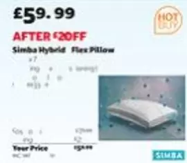 Simba Hybrid Flex Pillow