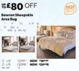 Bowron Sheepskin Area Rug Item 160603 / 160552