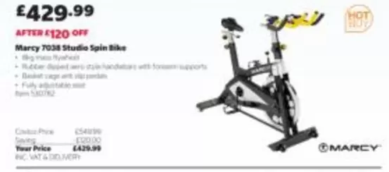 Marcy 7038 Studio Spin Bike