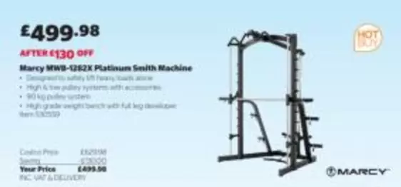 Marcy MWB-1262EX Platinum Smith Machine