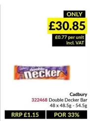 Cadbury - Double Decker Bar 322468