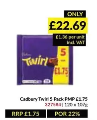 Cadbury - Twirl 5 Pack PMP 327584
