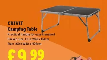 Crivit - Camping Table