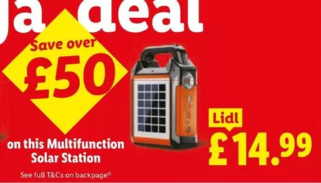 Lidl - Multifunction Solar Station
