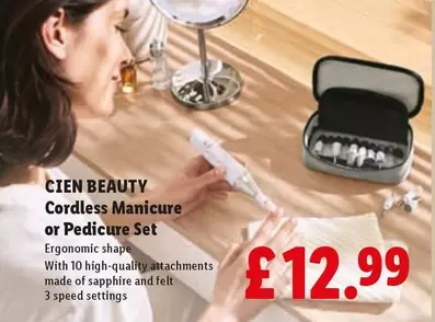 Cien - Cordless Manicure or Pedicure Set