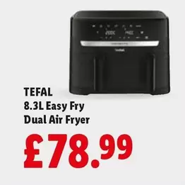 Tefal - 8.3L Easy Fry Dual Air Fryer