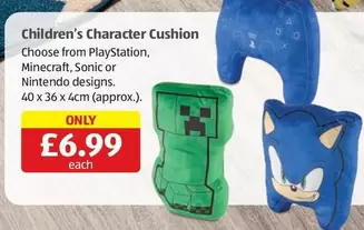 Minecraft - Children's Character Cushion