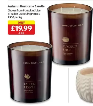 Autumn Hurricane Candle