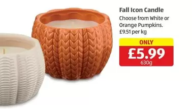Fall Icon Candle
