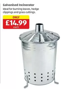 Galvanised Incinerator