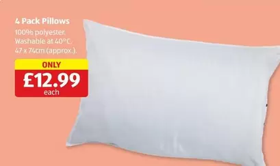 4 Pack Pillows