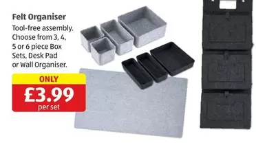 Felt Organiser