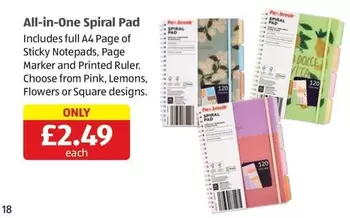 All-in-One Spiral Pad