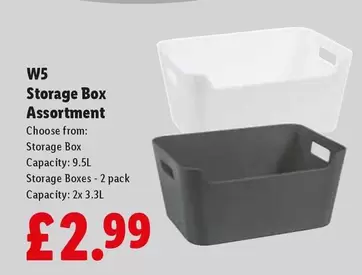 Storage Box Assortment