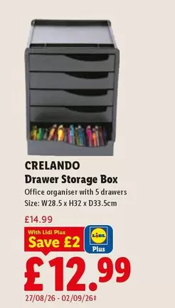 Lidl - Drawer Storage Box