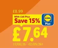 Lidl - Save 15%