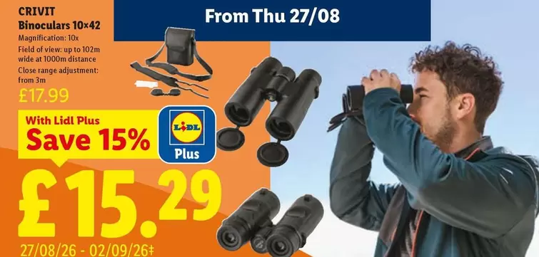 Crivit - Binoculars 10x42