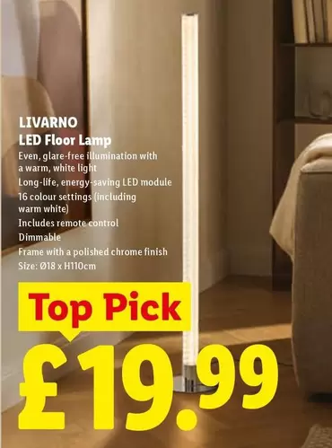 Livarno - LED Floor Lamp