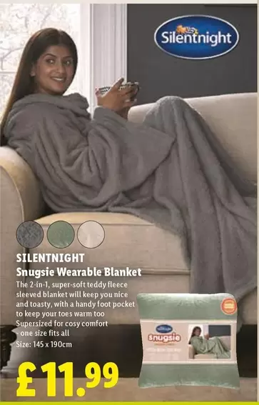 Comfort - Snugsife Wearable Blanket