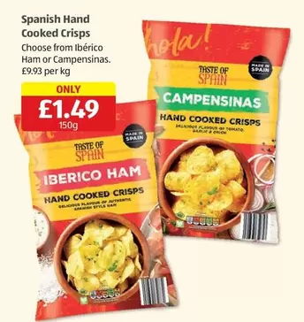 Spanish Hand Cooked Crisps