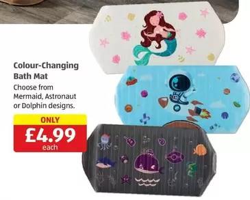 Colour-Changing Bath Mat