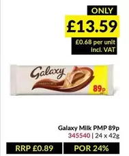 Galaxy - Milk PMP 89p 345540 | 24 x 42g